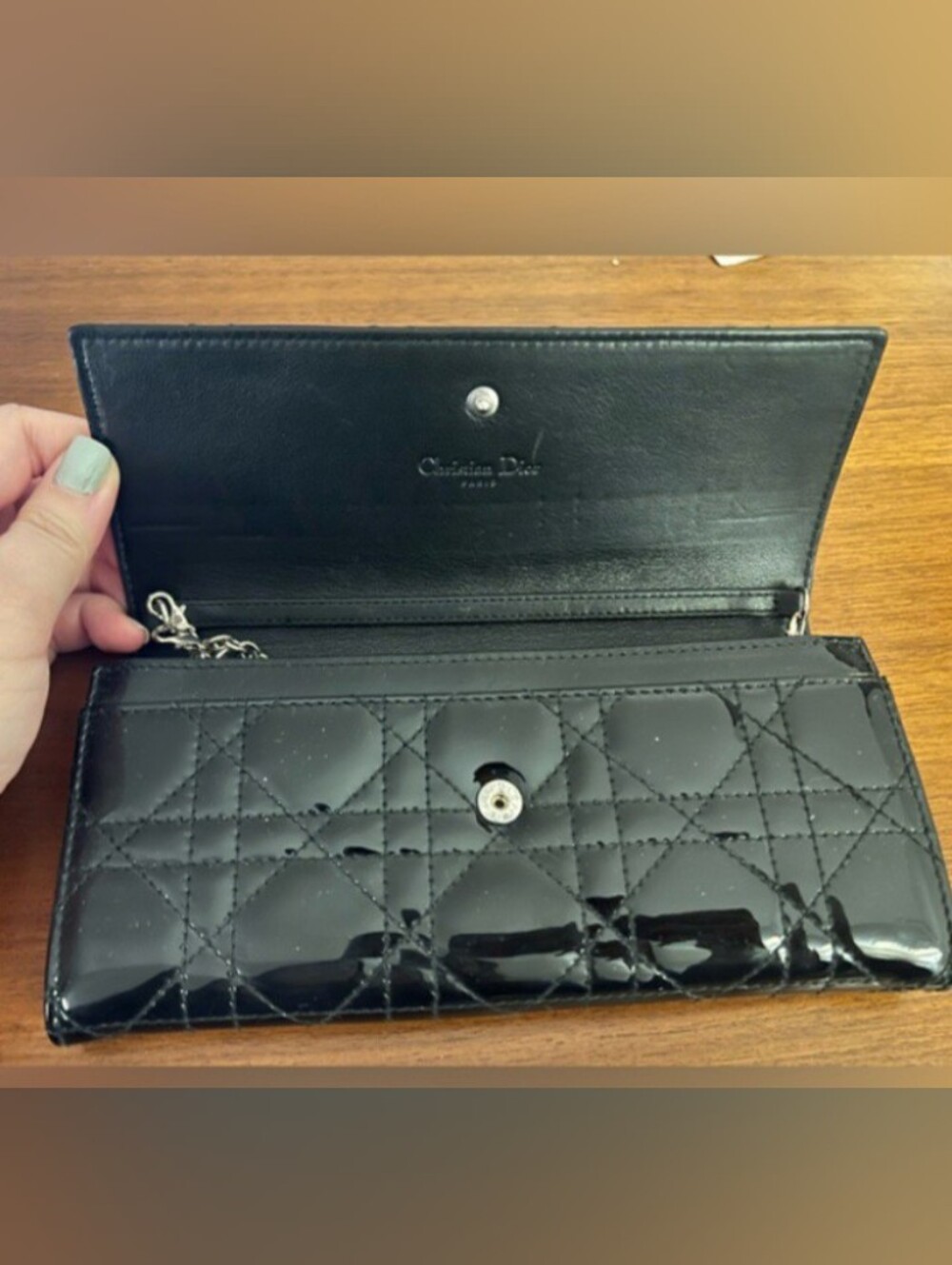 Christian Dior CANNAGE LADY DIOR Rendezvous WALLET with Box - Picture 4 of 8